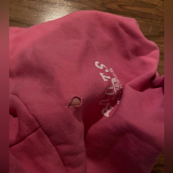 pink roots dog hoodie - Picture 3 of 5